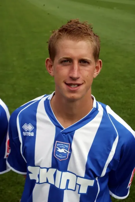 Framed Print : Sam Rents in Action for Brighton & Hove Albion FC, 2007-08 Season