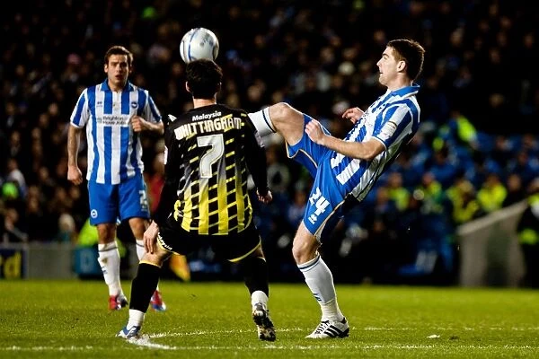 Sam Vokes in Action: Brighton & Hove Albion vs Cardiff City, Championship Clash at Amex Stadium (March 7, 2012)