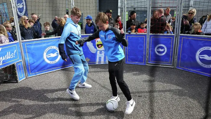 Framed Print : Behind the Scenes: Open Training Day at American Express Community Stadium - Brighton & Hove Albion FC (11APR23) Framed Print : Behind the Scenes: Open Training Day at American Express Community Stadium - Brighton & Hove Albion FC (11APR23)