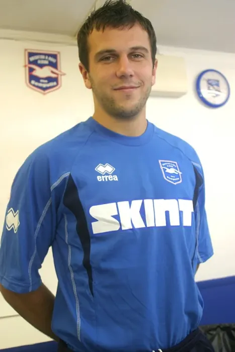 Framed Print : Behind the Scenes: Wayne Henderson in the Brighton & Hove Albion FC Home Dressing Room at Withdean Stadium Framed Print : Behind the Scenes: Wayne Henderson in the Brighton & Hove Albion FC Home Dressing Room at Withdean Stadium