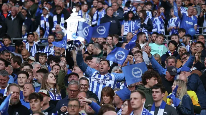 Framed Print : Sea of Albion: Brighton and Hove Fans at FA Cup Semi-Final vs Manchester United (23APR23) Framed Print : Sea of Albion: Brighton and Hove Fans at FA Cup Semi-Final vs Manchester United (23APR23)