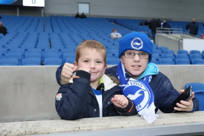 Framed Print : Sea of Colors: Brighton & Hove Albion Fans in Full Force Against Blackburn Rovers (8 Nov 2014) Framed Print : Sea of Colors: Brighton & Hove Albion Fans in Full Force Against Blackburn Rovers (8 Nov 2014)