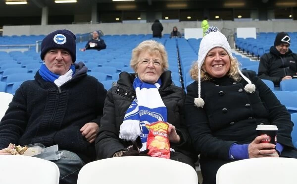 Sea of Passion: Brighton and Hove Albion vs. Nottingham Forest Fans (07FEB15)