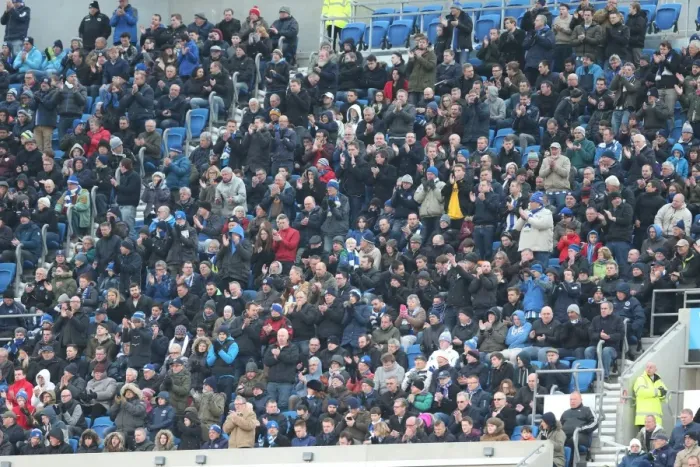 Framed Print : Sea of Passion: Brighton and Hove Albion vs. Wolverhampton Wanderers (14MAR15) Framed Print : Sea of Passion: Brighton and Hove Albion vs. Wolverhampton Wanderers (14MAR15)