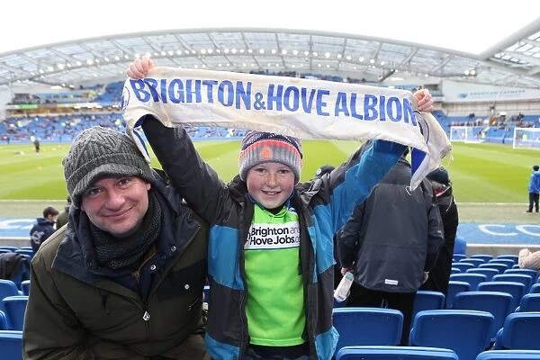 Sea of Passionate Fans: Brighton & Hove Albion vs. Arsenal FA Cup Showdown (25Jan15)