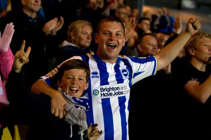 Framed Print : Sea of Supporters: Away Games 2012-13 - Brighton & Hove Albion Crowd Shots Framed Print : Sea of Supporters: Away Games 2012-13 - Brighton & Hove Albion Crowd Shots