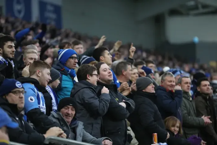Framed Print : Sea of Supporters: Brighton and Hove Albion vs. Burnley at the American Express Community Stadium (16DEC17) Framed Print : Sea of Supporters: Brighton and Hove Albion vs. Burnley at the American Express Community Stadium (16DEC17)
