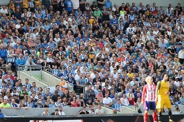 Sea of Supporters: Brighton and Hove Albion vs Atletico de Madrid at the American Express Community Stadium (06AUG17)