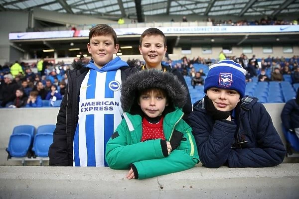 Sea of Supporters: Brighton and Hove Albion vs Burnley at the American Express Community Stadium (16DEC17)