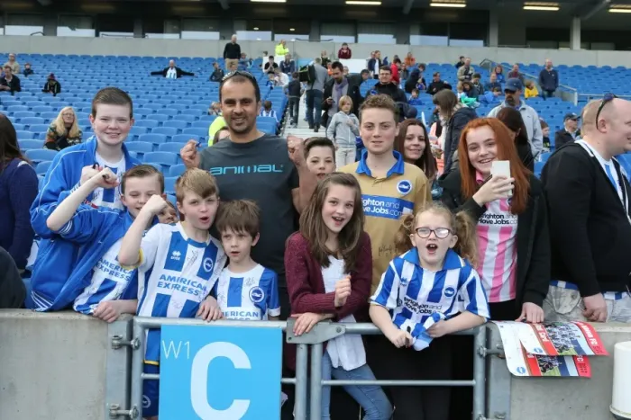 Framed Print : Seagulls Priority Open Training Day at Amex Stadium, April 8, 2015
