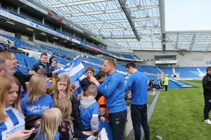 Framed Print : Seagulls Priority Training Day at Amex Stadium, April 8, 2015 Framed Print : Seagulls Priority Training Day at Amex Stadium, April 8, 2015