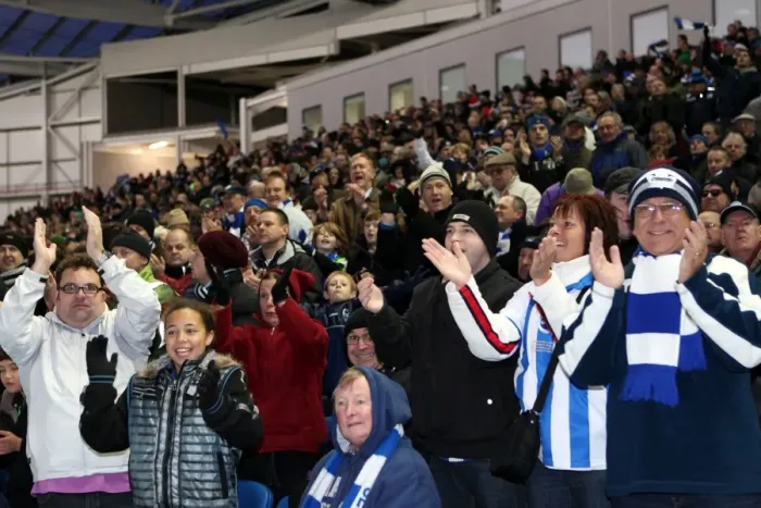 Framed Print : Seaside Passion: Intense Moments and Crowd Shots at Brighton & Hove Albion's Amex Stadium (2011-12) Framed Print : Seaside Passion: Intense Moments and Crowd Shots at Brighton & Hove Albion's Amex Stadium (2011-12)