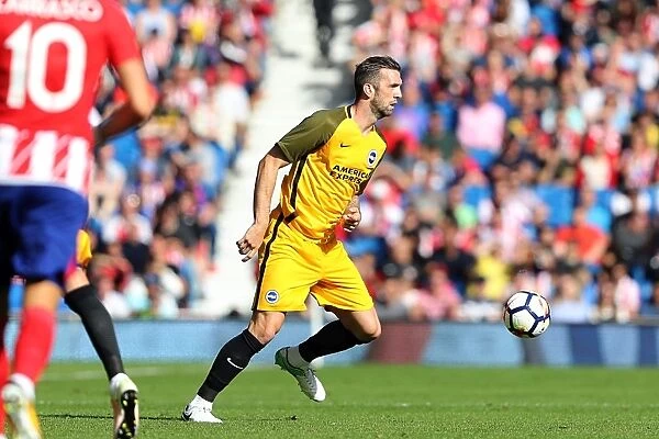 Shane Duffy in Action: Brighton & Hove Albion vs Atletico Madrid (06AUG17)