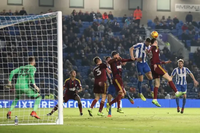 Framed Print : Shane Duffy in Action: Brighton & Hove Albion vs Ipswich Town Championship Clash (14 / 02 / 2017) Framed Print : Shane Duffy in Action: Brighton & Hove Albion vs Ipswich Town Championship Clash (14 / 02 / 2017)