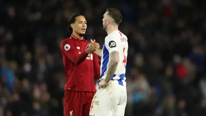 Framed Print : Shane Duffy Defending: Brighton and Hove Albion vs Liverpool (January 2019) - Premier League Clash Framed Print : Shane Duffy Defending: Brighton and Hove Albion vs Liverpool (January 2019) - Premier League Clash