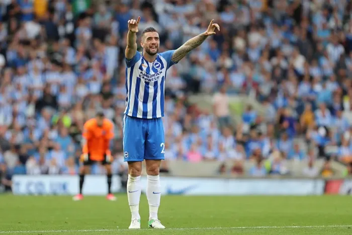 Framed Print : Shane Duffy Defending: Brighton & Hove Albion vs Manchester City (Premier League, 12th August 2017) Framed Print : Shane Duffy Defending: Brighton & Hove Albion vs Manchester City (Premier League, 12th August 2017)