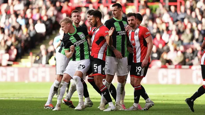 Framed Print : Sheffield United v Brighton and Hove Albion Premier League 18FEB24 Framed Print : Sheffield United v Brighton and Hove Albion Premier League 18FEB24