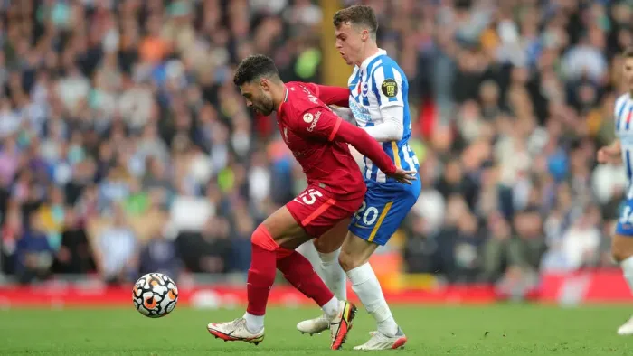 Framed Print : Showdown at Anfield: Liverpool vs. Brighton and Hove Albion - 2021 / 22 Premier League Clash (30OCT21) Framed Print : Showdown at Anfield: Liverpool vs. Brighton and Hove Albion - 2021 / 22 Premier League Clash (30OCT21)