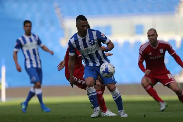 Framed Print : Sky Bet Championship: Brighton & Hove Albion vs. Cardiff City, October 2015 - Intense Match Action Framed Print : Sky Bet Championship: Brighton & Hove Albion vs. Cardiff City, October 2015 - Intense Match Action