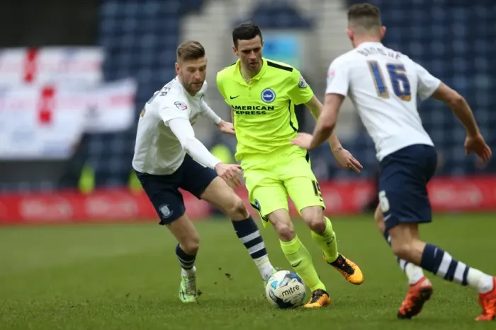 Framed Print : Sky Bet Championship Clash: Preston North End vs. Brighton and Hove Albion, 5 March 2016 Framed Print : Sky Bet Championship Clash: Preston North End vs. Brighton and Hove Albion, 5 March 2016