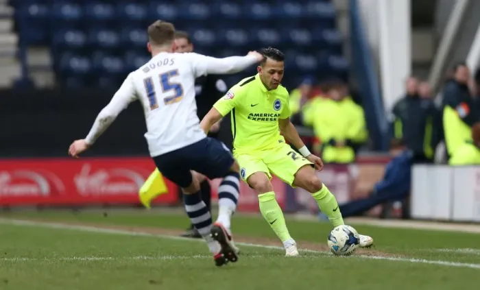 Framed Print : Sky Bet Championship Clash: Preston North End vs. Brighton and Hove Albion, 5 March 2016 Framed Print : Sky Bet Championship Clash: Preston North End vs. Brighton and Hove Albion, 5 March 2016