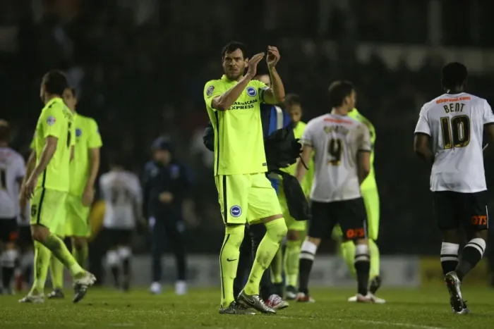 Framed Print : Sky Bet Championship Showdown: Derby County vs. Brighton and Hove Albion at iPro Stadium (12DEC15)