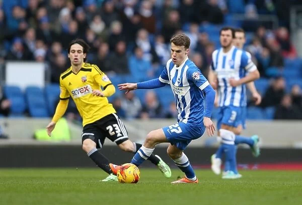Solly March: In Action Against Brentford, January 2015 (Brighton and Hove Albion vs. Brentford, 17JAN15)