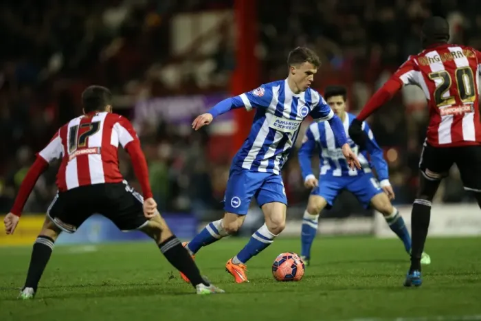 Framed Print : Solly March in Action: Brentford vs. Brighton & Hove Albion, FA Cup 3rd Round (03JAN15) Framed Print : Solly March in Action: Brentford vs. Brighton & Hove Albion, FA Cup 3rd Round (03JAN15)