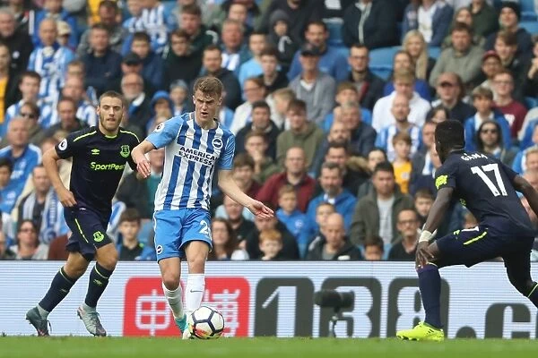 Solly March in Action: Brighton and Hove Albion vs. Everton, Premier League (August 12, 2017)