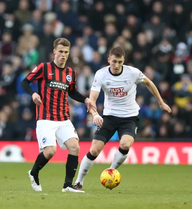 Framed Print : Solly March in Action: Derby County vs. Brighton and Hove Albion, iPro Stadium, December 2014 Framed Print : Solly March in Action: Derby County vs. Brighton and Hove Albion, iPro Stadium, December 2014