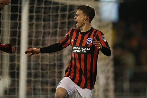Solly March Scores and Celebrates: Brighton's Upset Win at Fulham (December 2014)