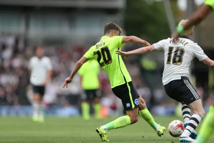 Framed Print : Solomon March: In Action for Brighton and Hove Albion against Fulham, Sky Bet Championship 2015 (15AUG15) Framed Print : Solomon March: In Action for Brighton and Hove Albion against Fulham, Sky Bet Championship 2015 (15AUG15)