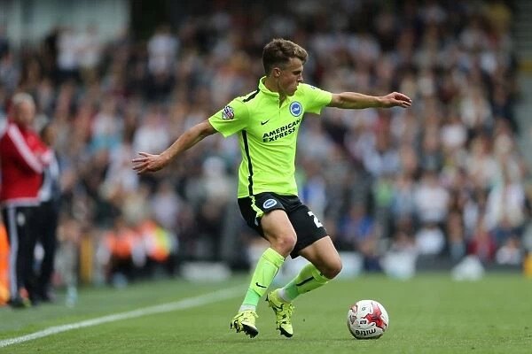 Solomon March: In Action Against Fulham in Sky Bet Championship 2015 (Fulham 15AUG15)