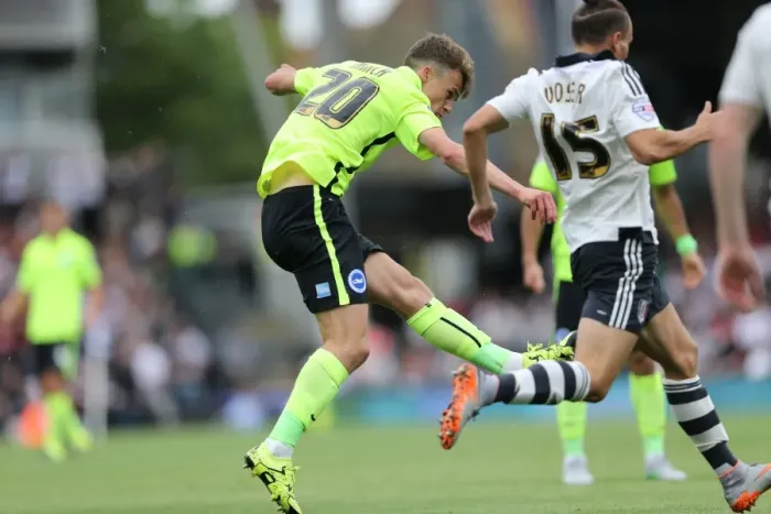 Framed Print : Solomon March: Thrilling Moments from Fulham vs. Brighton and Hove Albion, Sky Bet Championship (August 15, 2015) Framed Print : Solomon March: Thrilling Moments from Fulham vs. Brighton and Hove Albion, Sky Bet Championship (August 15, 2015)