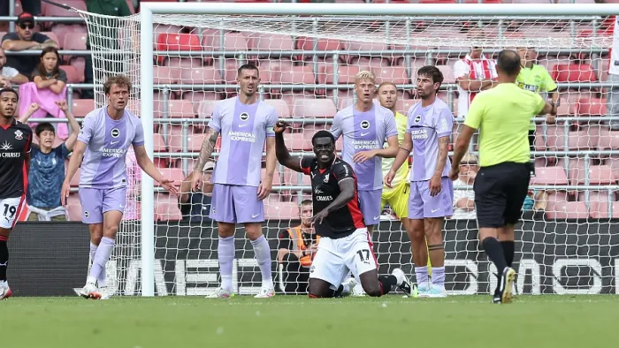 Framed Print : Southampton v Brighton and Hove Albion Pre Season Friendly 02AUG25 Framed Print : Southampton v Brighton and Hove Albion Pre Season Friendly 02AUG25