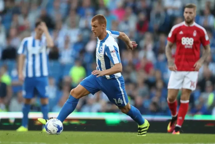 Framed Print : Steve Sidwell in Action: Brighton & Hove Albion vs. Nottingham Forest, EFL Sky Bet Championship, August 12, 2016 Framed Print : Steve Sidwell in Action: Brighton & Hove Albion vs. Nottingham Forest, EFL Sky Bet Championship, August 12, 2016