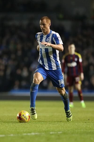 Steve Sidwell of Brighton and Hove Albion in Action against Ipswich Town, EFL Sky Bet Championship 2017