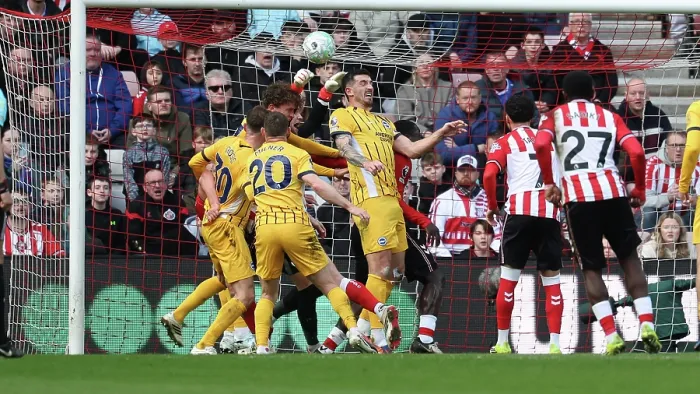 Framed Print : Sunderland v Brighton and Hove Albion Premier League 14MAR26