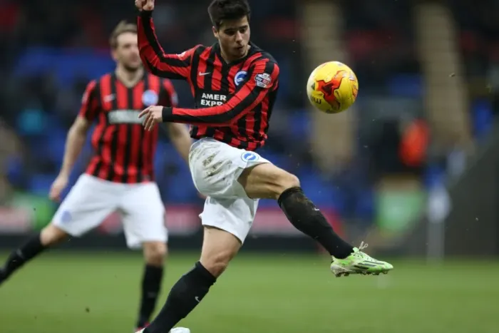 Framed Print : Teixeira Fires Up Brighton: Intense Moment from Bolton vs. Brighton Championship Clash, February 2015 Framed Print : Teixeira Fires Up Brighton: Intense Moment from Bolton vs. Brighton Championship Clash, February 2015
