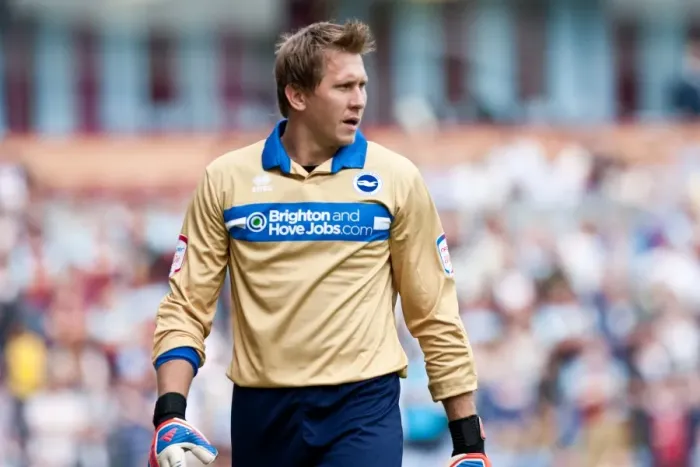 Framed Print : Tomasz Kuszczak of Brighton & Hove Albion FC Framed Print : Tomasz Kuszczak of Brighton & Hove Albion FC