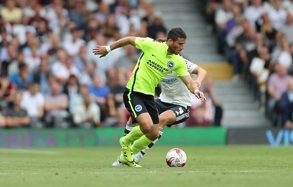 Tomer Hemed in Action: Sky Bet Championship Showdown between Fulham and Brighton and Hove Albion (15 / 08 / 2015)