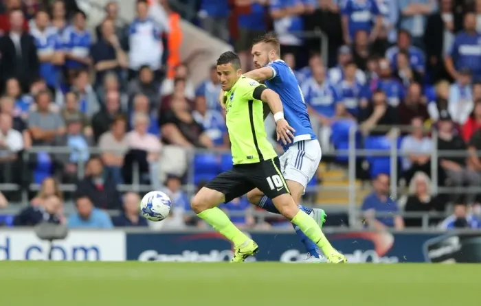 Framed Print : Tomer Hemed in Action: Sky Bet Championship Showdown between Ipswich Town and Brighton & Hove Albion (28.08.2015) Framed Print : Tomer Hemed in Action: Sky Bet Championship Showdown between Ipswich Town and Brighton & Hove Albion (28.08.2015)