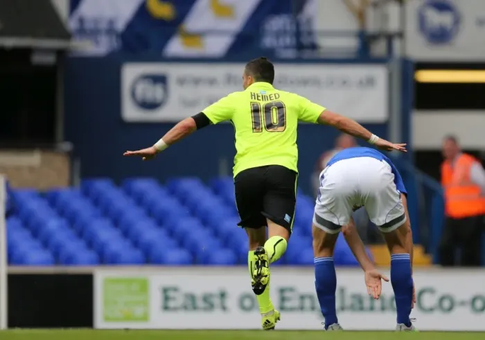 Framed Print : Tomer Hemed Scores Dramatic Goal as Brighton Edge Past Ipswich Town in Championship Clash, August 2015 Framed Print : Tomer Hemed Scores Dramatic Goal as Brighton Edge Past Ipswich Town in Championship Clash, August 2015