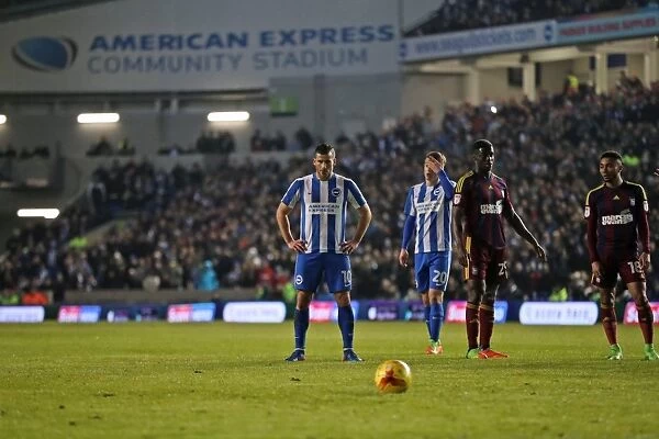 Tomer Hemed Scores Dramatic Penalty for Brighton & Hove Albion Against Ipswich Town (14 February 2017)
