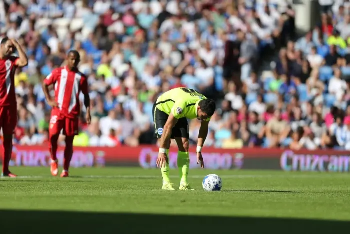 Framed Print : Tomer Hemed Scores Penalty: Brighton & Hove Albion vs Sevilla FC (August 2015) Framed Print : Tomer Hemed Scores Penalty: Brighton & Hove Albion vs Sevilla FC (August 2015)