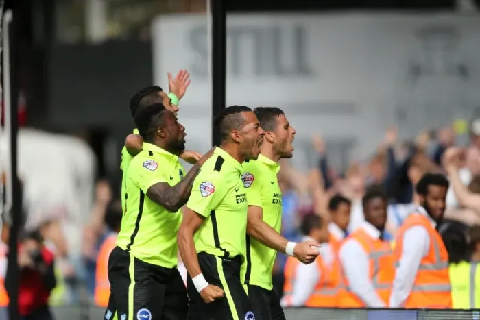Framed Print : Tomer Hemed Scores the Thrilling Winner: Fulham vs. Brighton & Hove Albion, Sky Bet Championship (15 / 08 / 2015) Framed Print : Tomer Hemed Scores the Thrilling Winner: Fulham vs. Brighton & Hove Albion, Sky Bet Championship (15 / 08 / 2015)