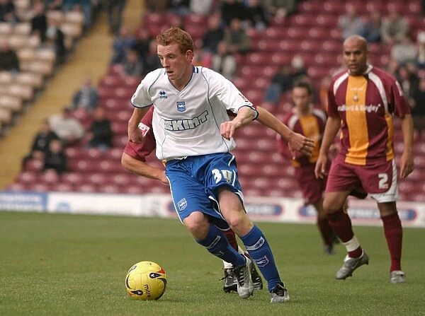 Tommy Fraser in action at Bradford City