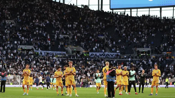 Framed Print : Tottenham Hotspur v Brighton and Hove Albion Premier League 18APR26
