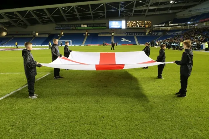 Framed Print : U21 Europe Championship Qualifier: England vs. Switzerland (16 November 2015) - Intense Match Action at American Express Community Stadium, Brighton and Hove Framed Print : U21 Europe Championship Qualifier: England vs. Switzerland (16 November 2015) - Intense Match Action at American Express Community Stadium, Brighton and Hove