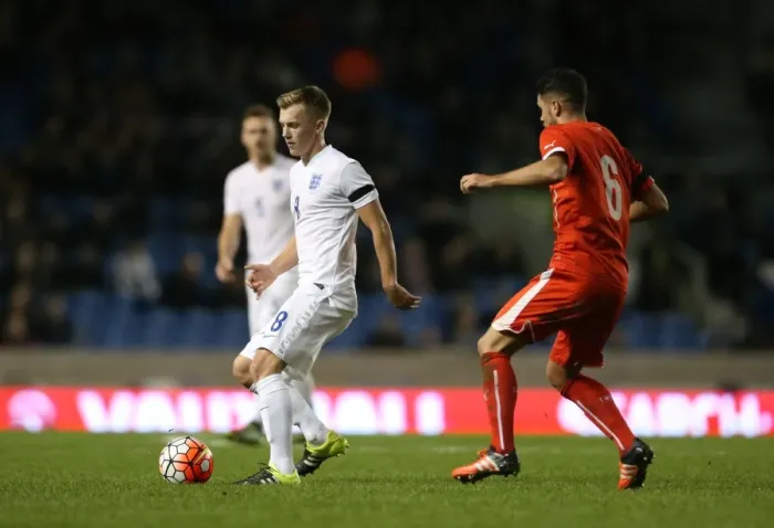 Framed Print : U21 Europe Championship Qualifier: England vs. Switzerland (16 November 2015) - Intense Match Action at American Express Community Stadium, Brighton and Hove Framed Print : U21 Europe Championship Qualifier: England vs. Switzerland (16 November 2015) - Intense Match Action at American Express Community Stadium, Brighton and Hove